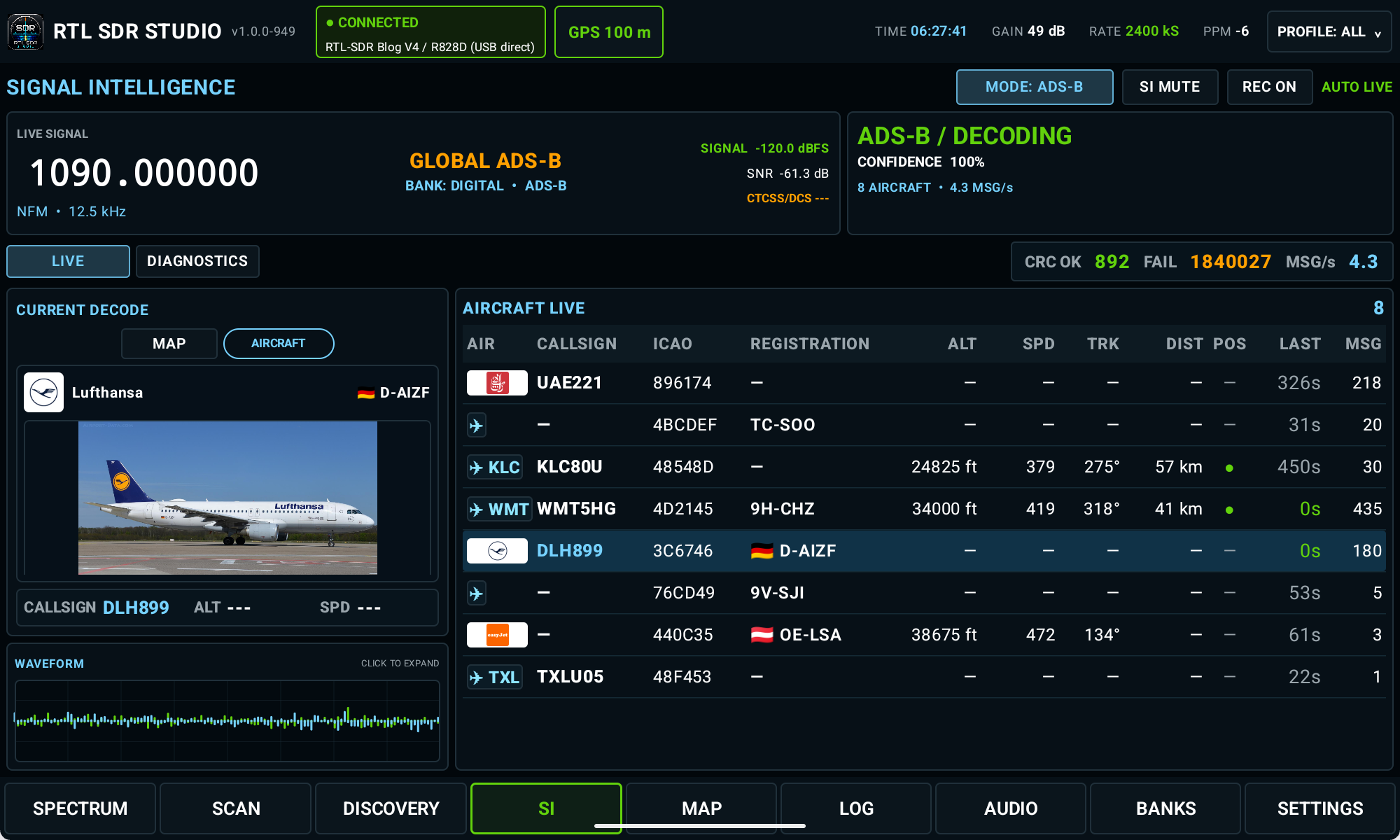Aircraft decoder